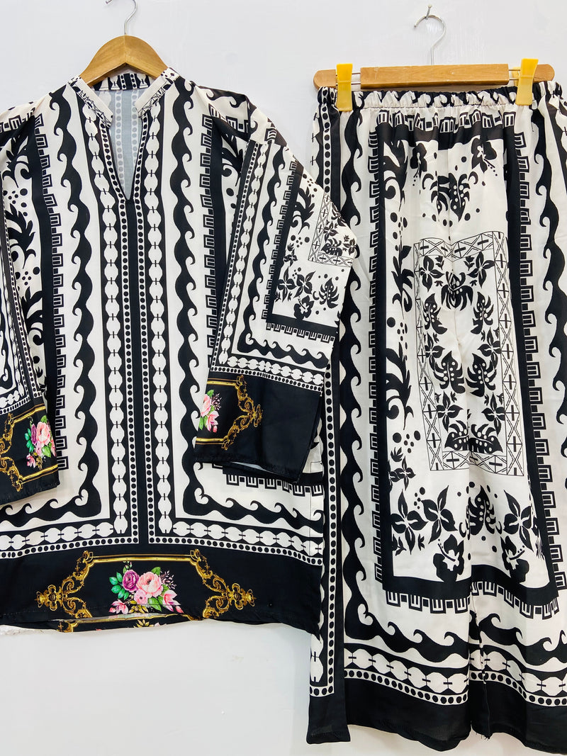 Trendiest Midnight Co-Ord Set (Swiss Silk) D-96