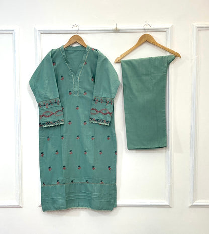 Charming Embroidered 2PC (Best Seller) (Khaddar) D-164