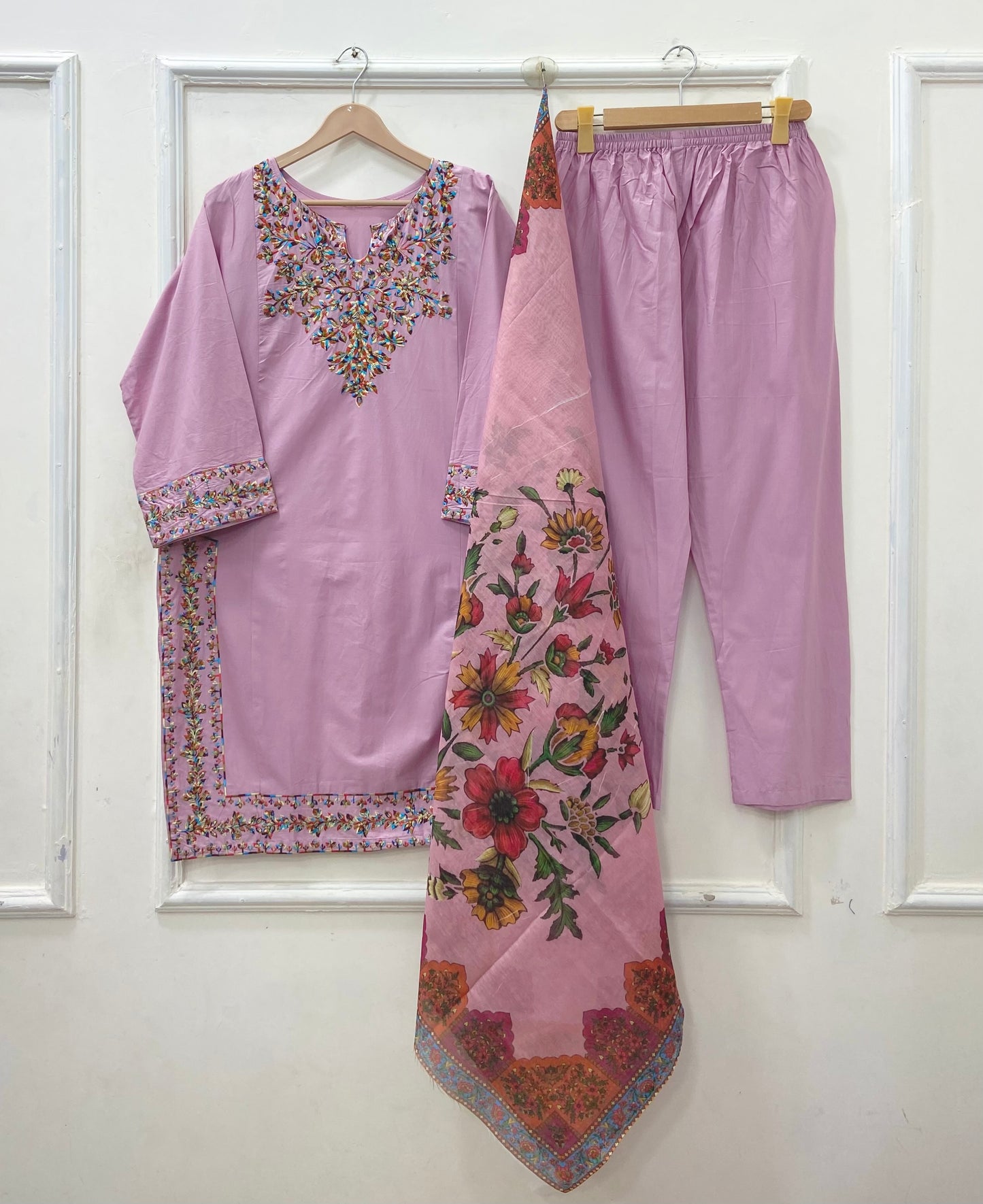 Multi Threaded | 3PC Lawn Cotton D-655