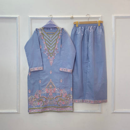 Embroidered Galaxy 3PC (Cotton) D-319