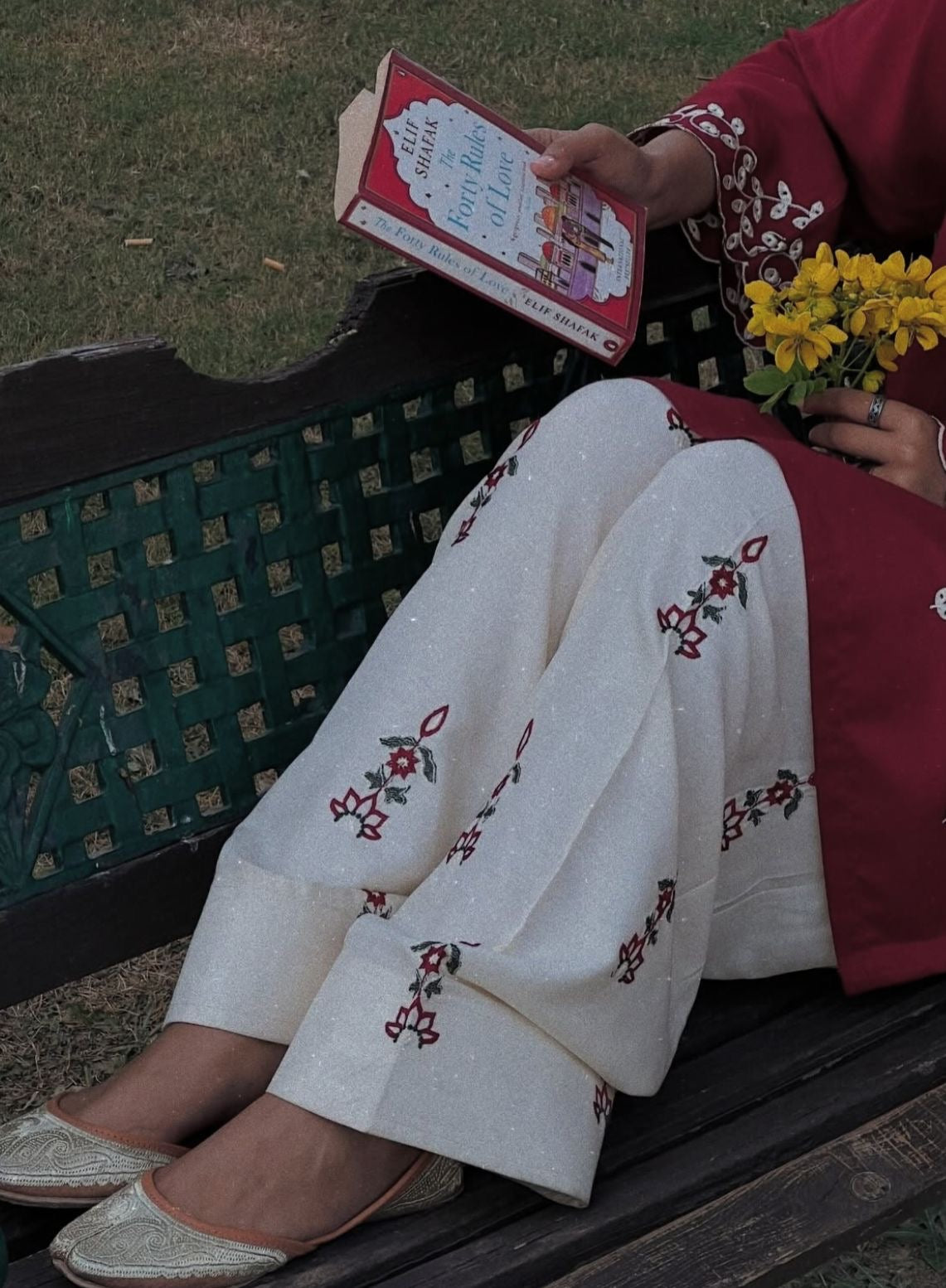 Cherry Berry Embroidered 2PC (Premium Cotton) D-336 DELIVERY TIME 10 to 12 days