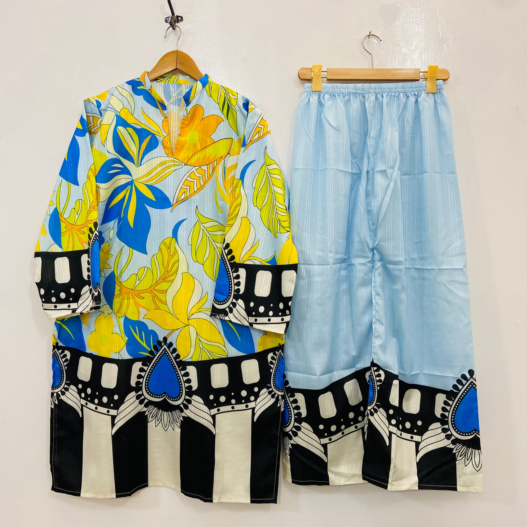 Garden Co-Ord Sets (Swiss Silk) D-139