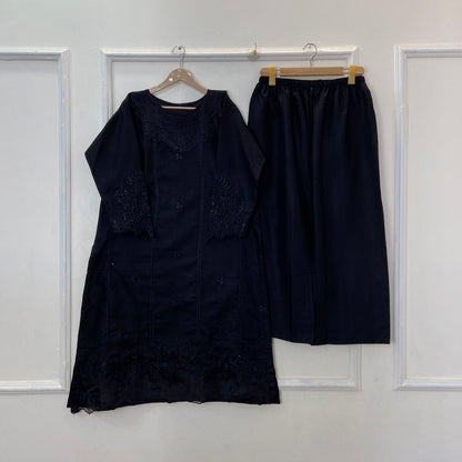 Moonless Dream Embroidered 2PC (Khaddar) D-332