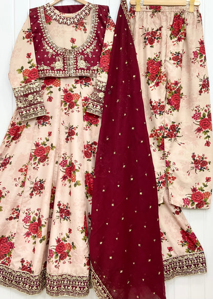 Article No: D-1082 Bana Dora Silk 3Piece