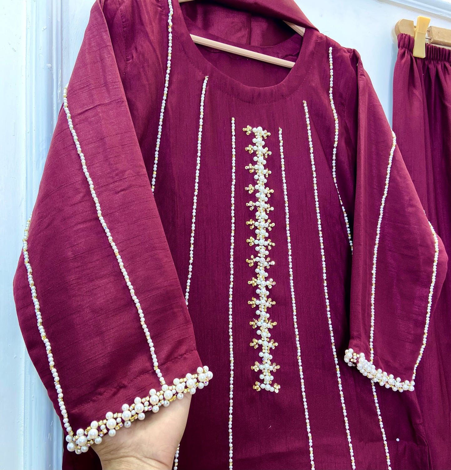 Royale Handcrafted Series: 3PC (Raw Silk) D-333