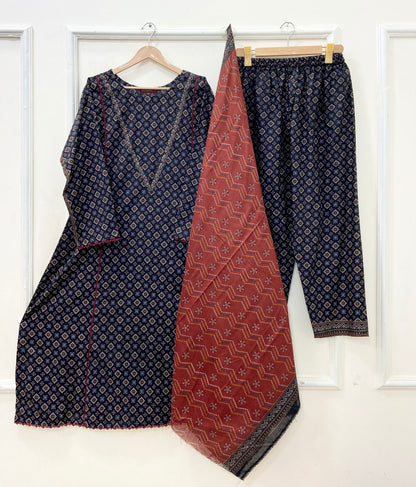 Summer A-Line Frocks | Binsaeed Lawn D-628