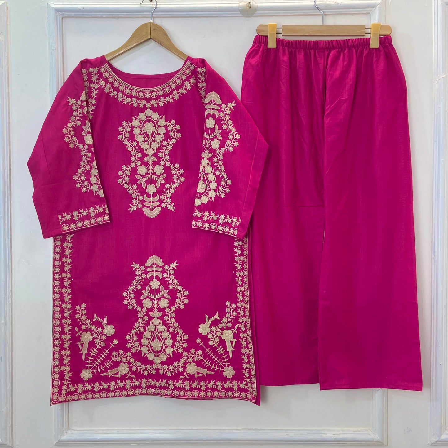 Heavy Embroidered 2PC (Khaddar D-299