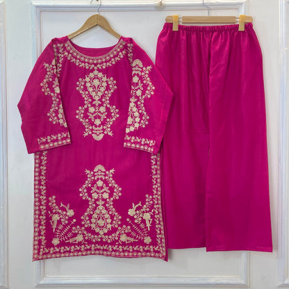 Heavy Embroidered 2PC (Khaddar D-299