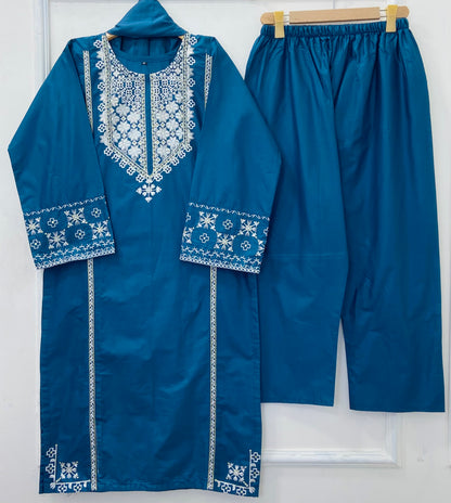 Eid Series: 3PC (Cotton) D-518