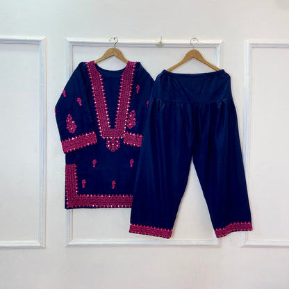 Foil Embroidered Bliss 2PC (Khaddar) (Best Seller) D-312