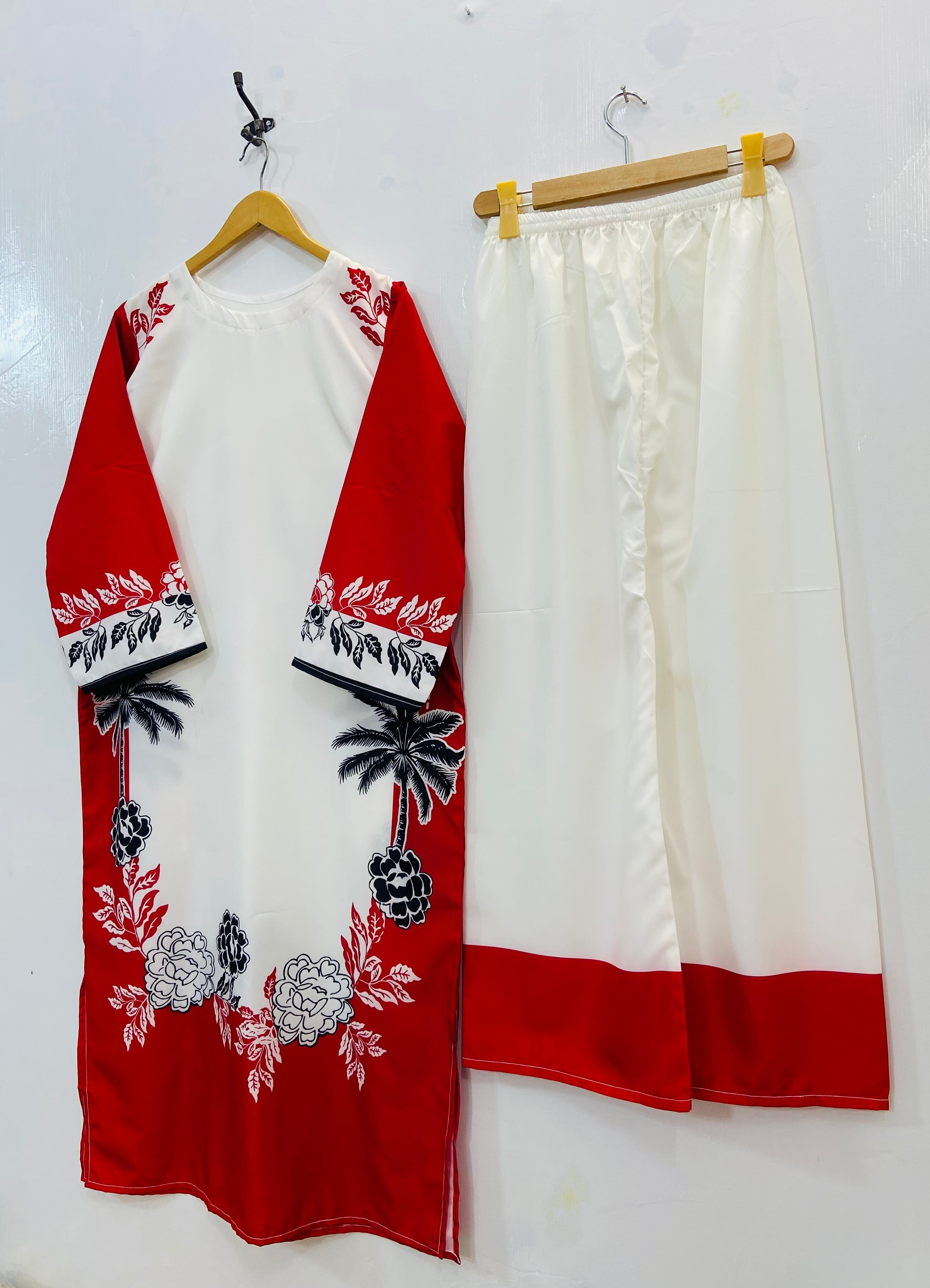 Dreamy Long Co-Ord Set (Swiss Silk) D-119