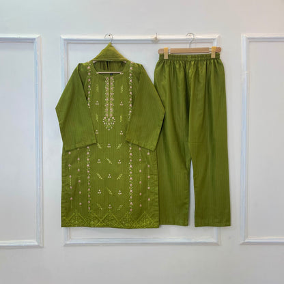 Classic Embroidered 3PC (Khaddar) D-307