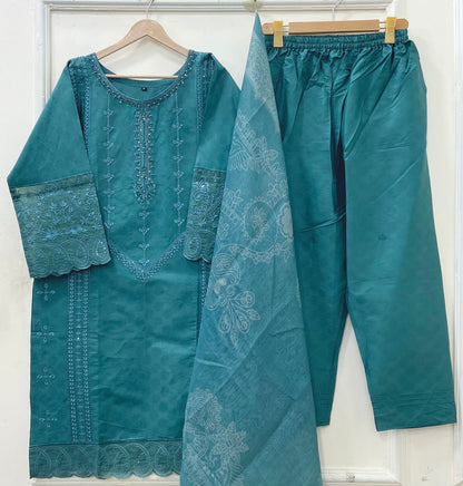 Festive Wear | 3PC Premium Cotton D-662