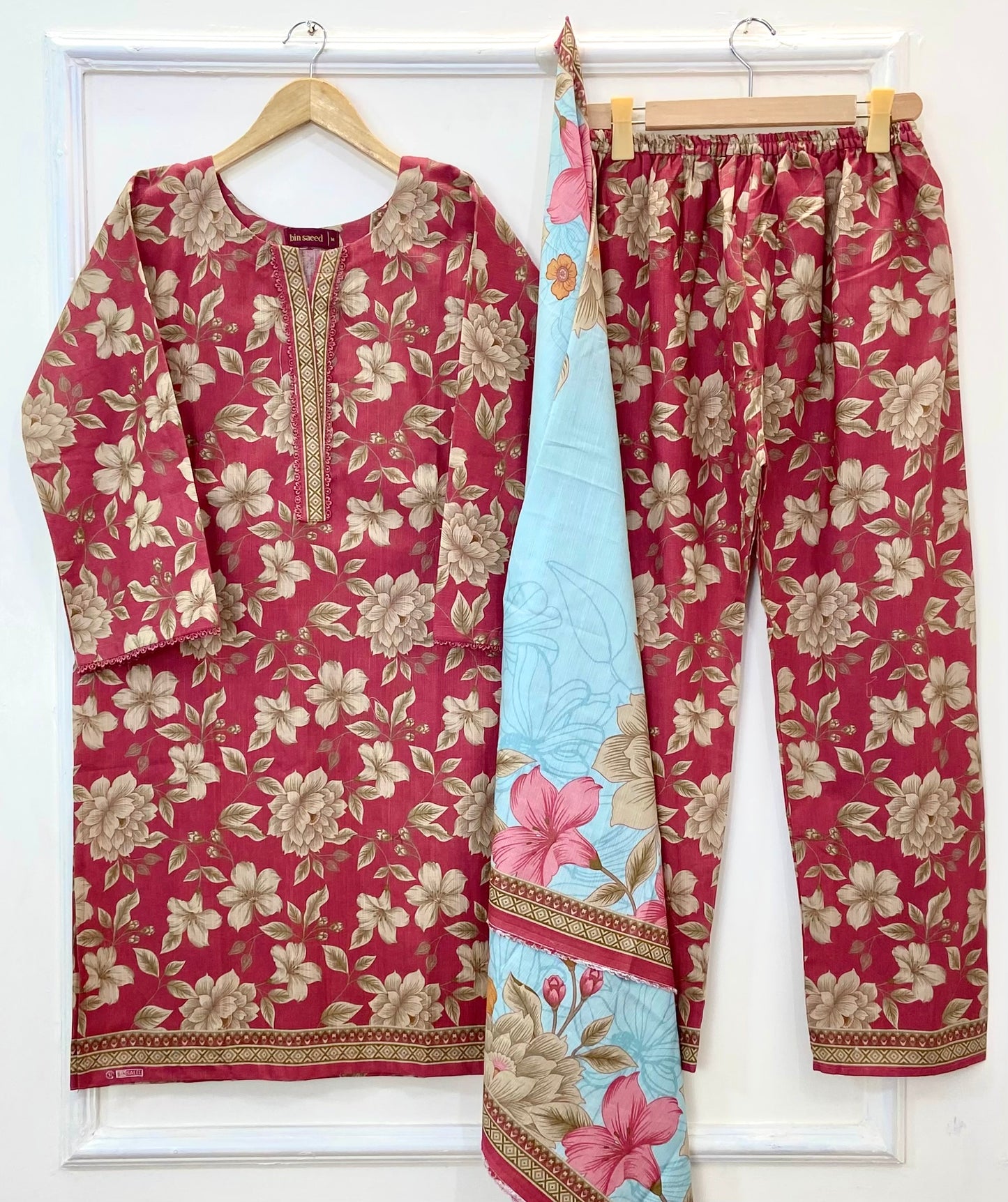 Bin Saeed’s Winter Edit 3PC (Khaddar) D-213