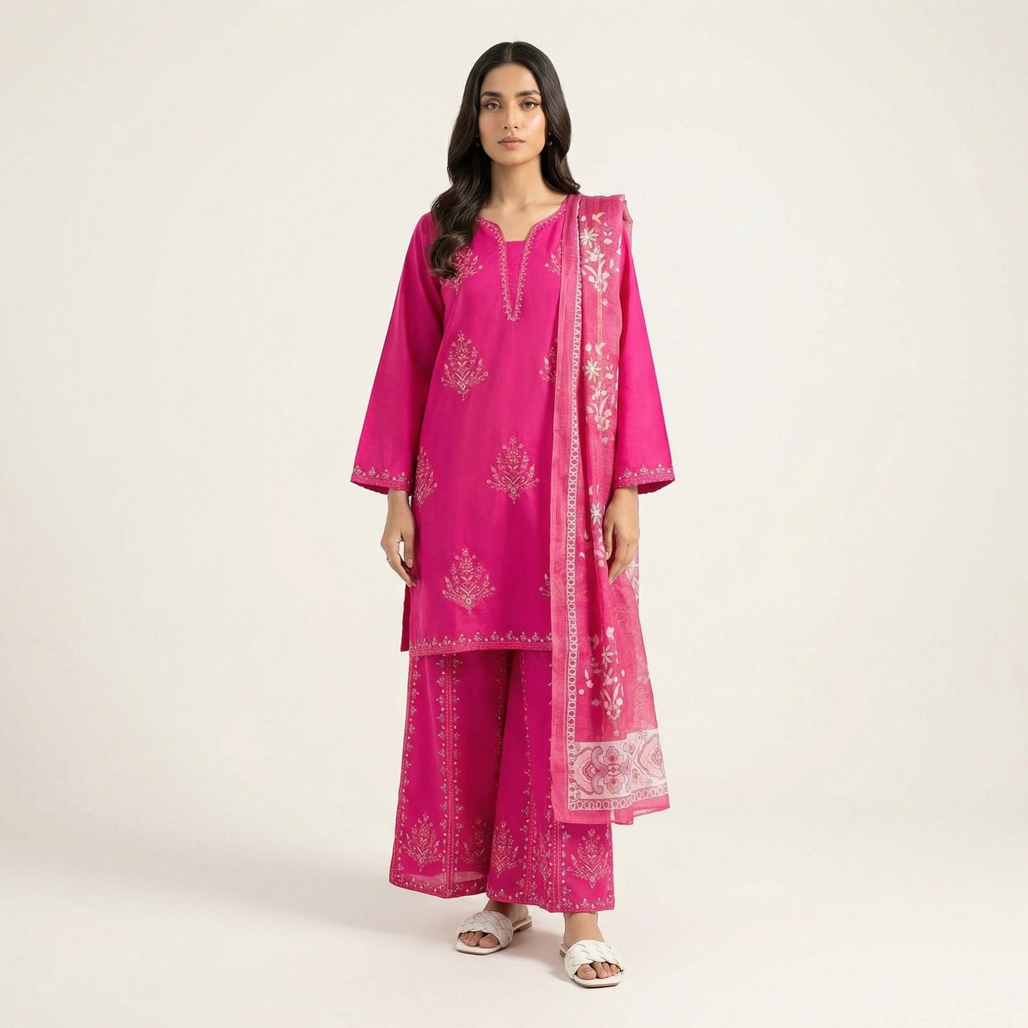 Festive Wear | 3PC Cotton D-586