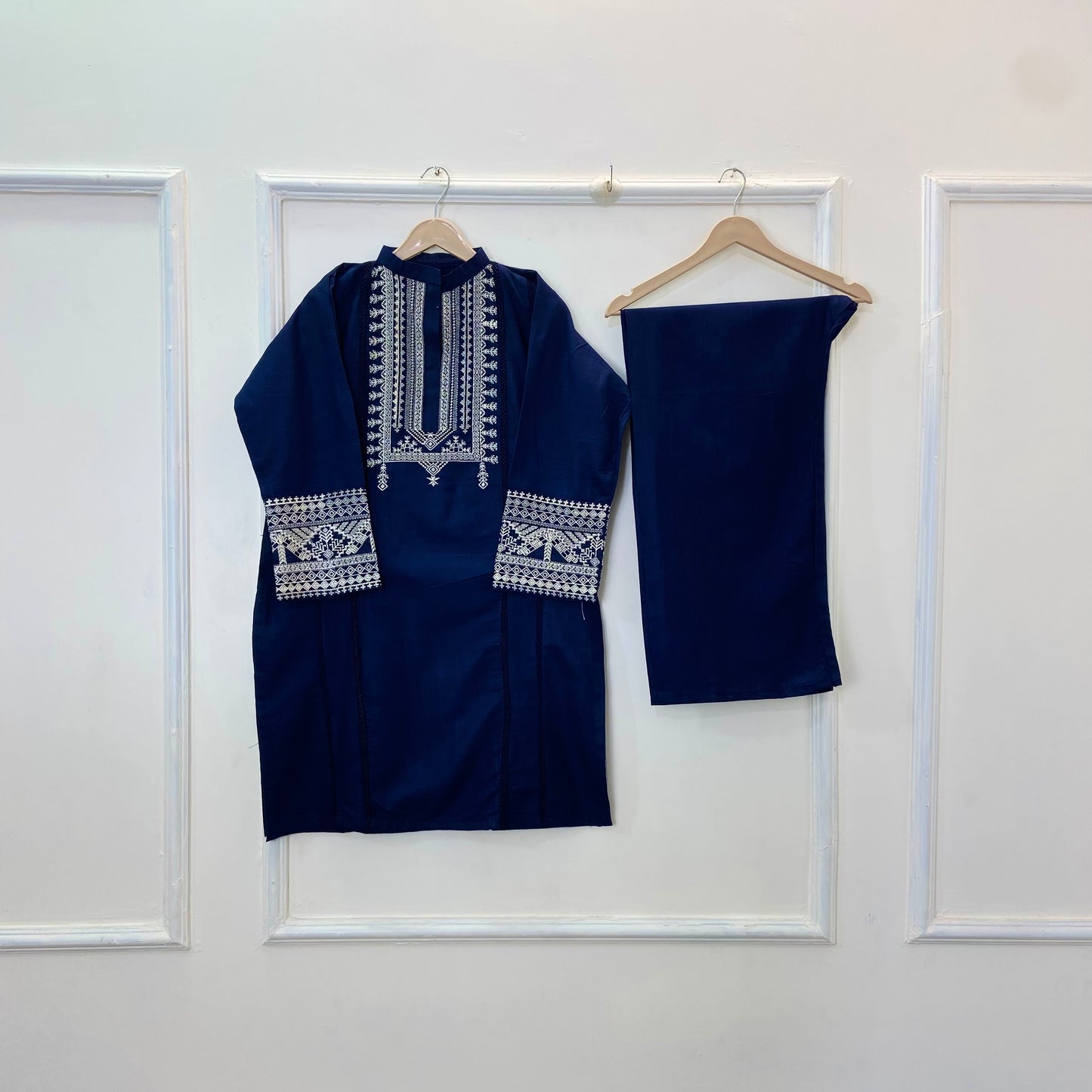 Cross-Stitch Embroidered 2PC (Khaddar) D-254