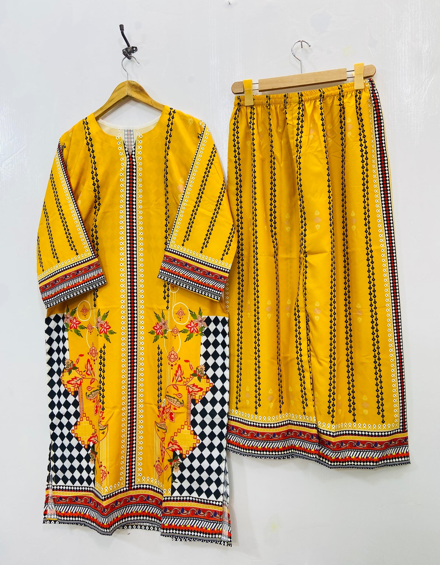 Dreamy Long Co-Ord Set (Swiss Silk) D-115
