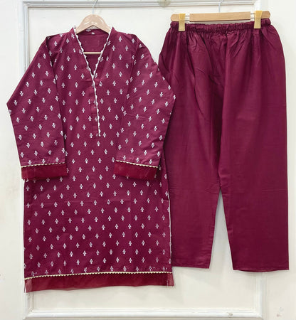 Bareeze Block Printed | Cotton D-626