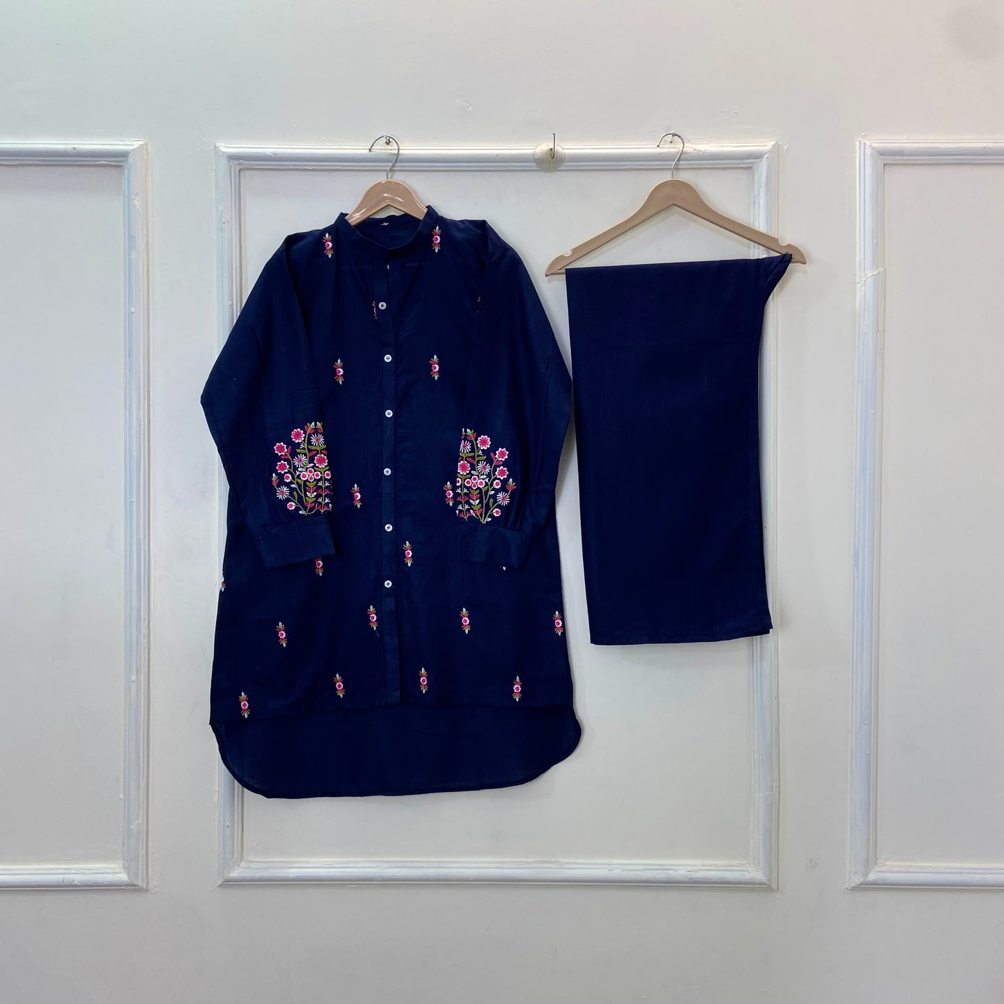 Cozy Embroidered Co-Ord Set (Khaddar) D-261