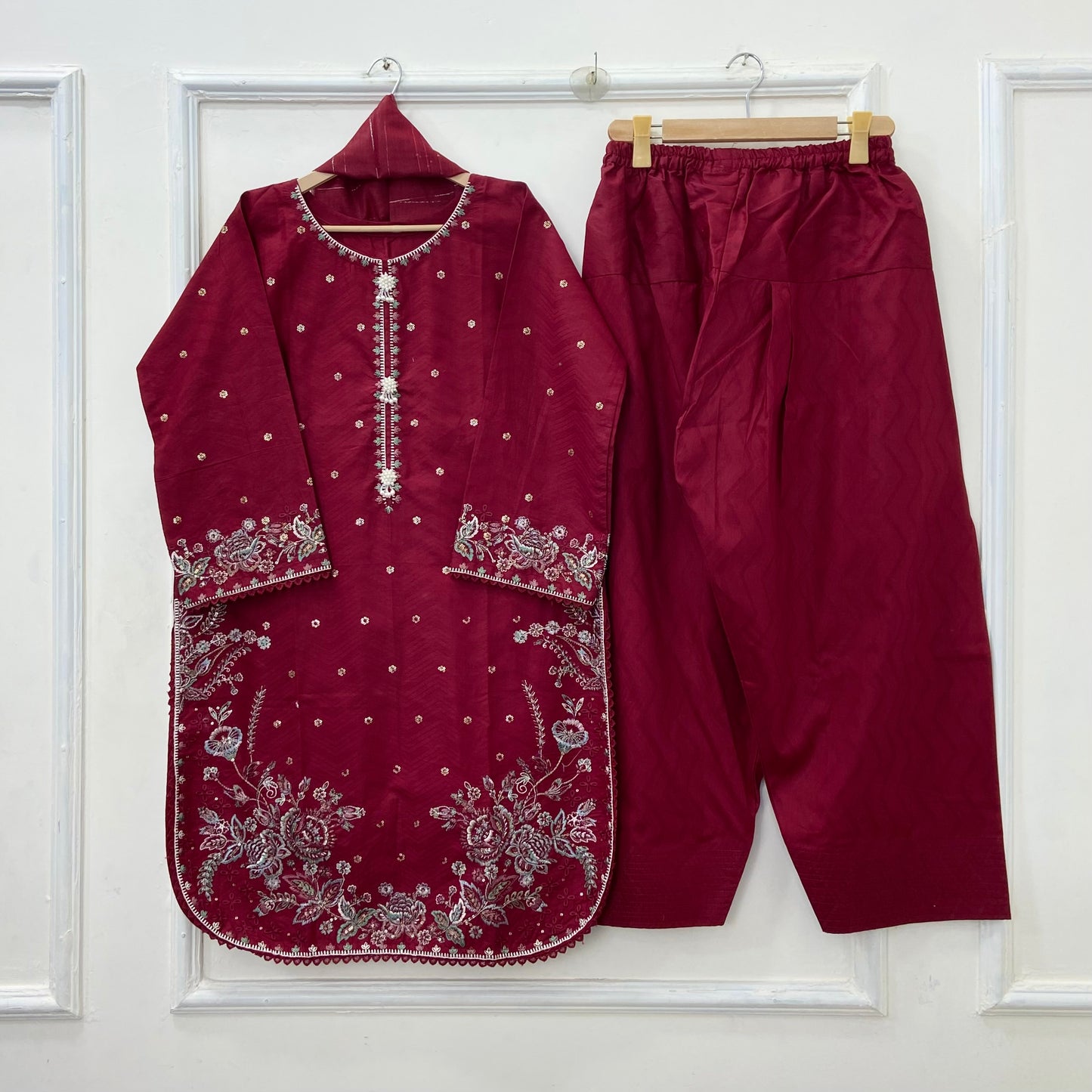 Chandni Farshi 3PC (Cotton) D-537