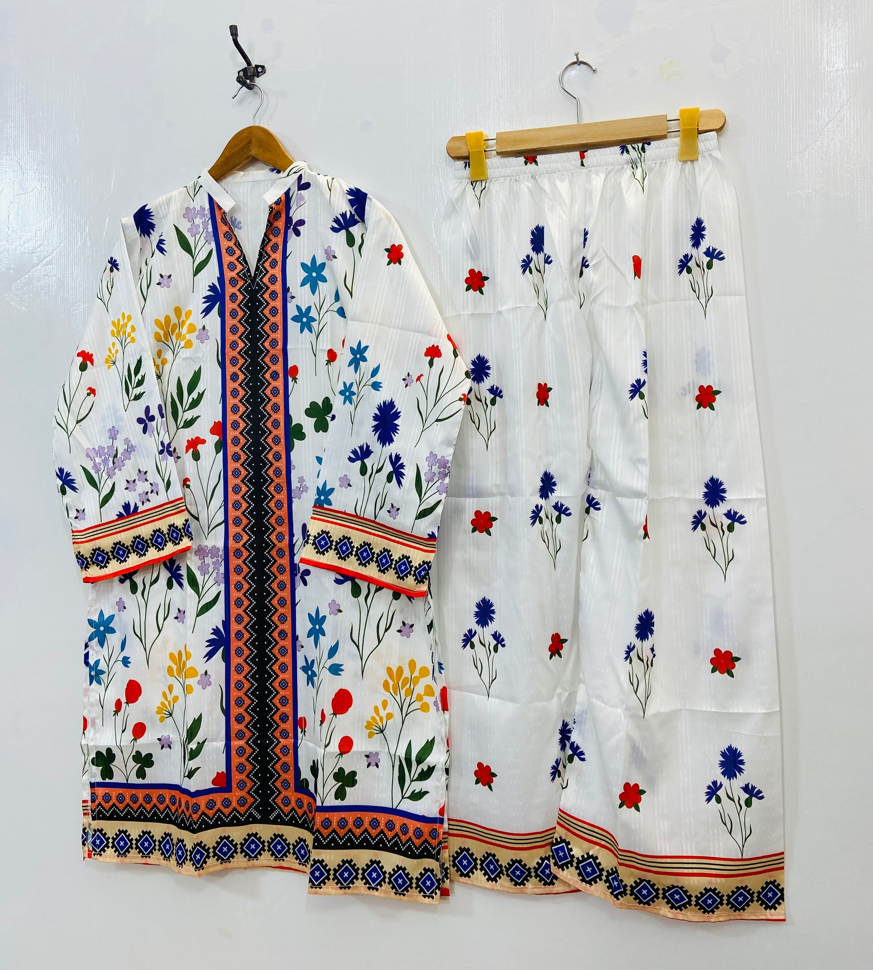 Garden Co-Ord Sets (Swiss Silk) D-139
