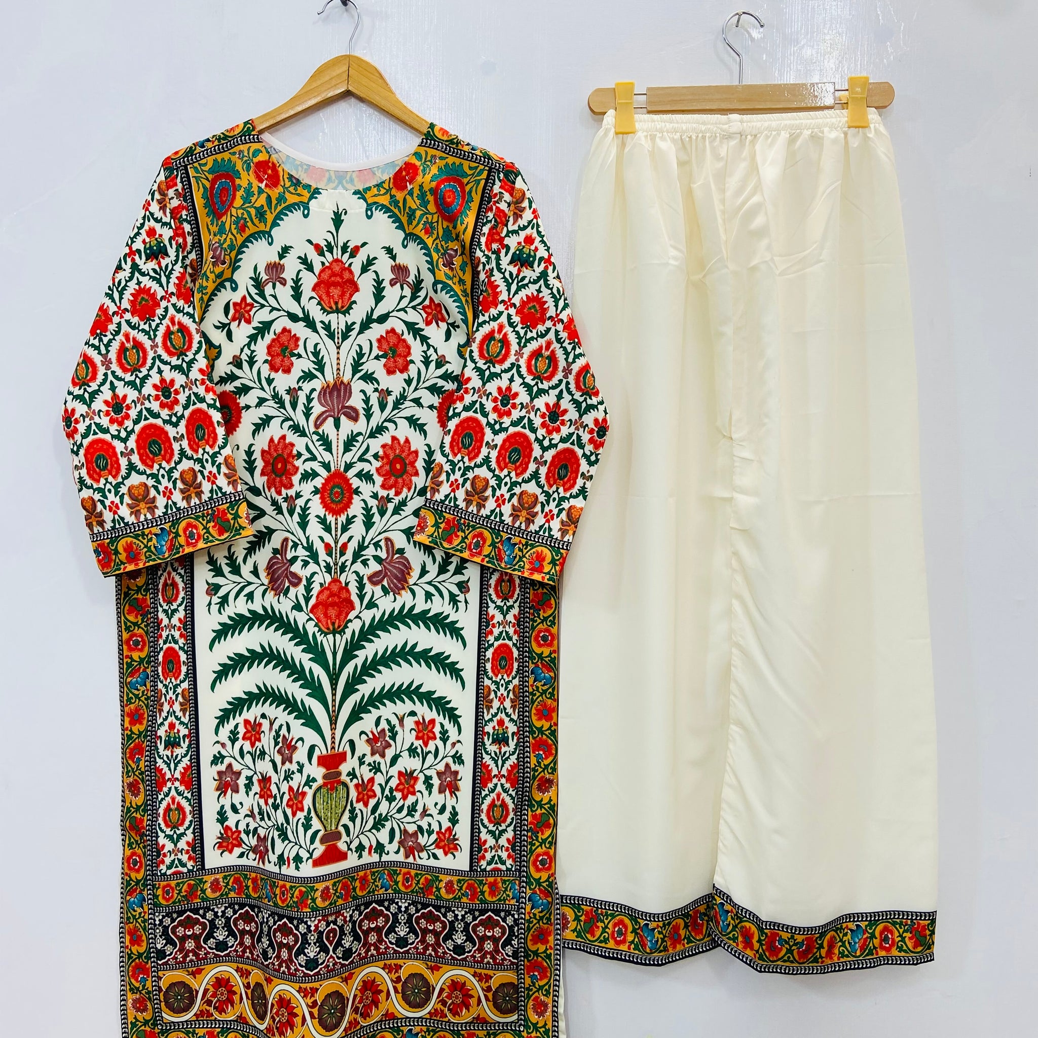 Dreamy Long Co-Ord Set (Swiss Silk) D-132