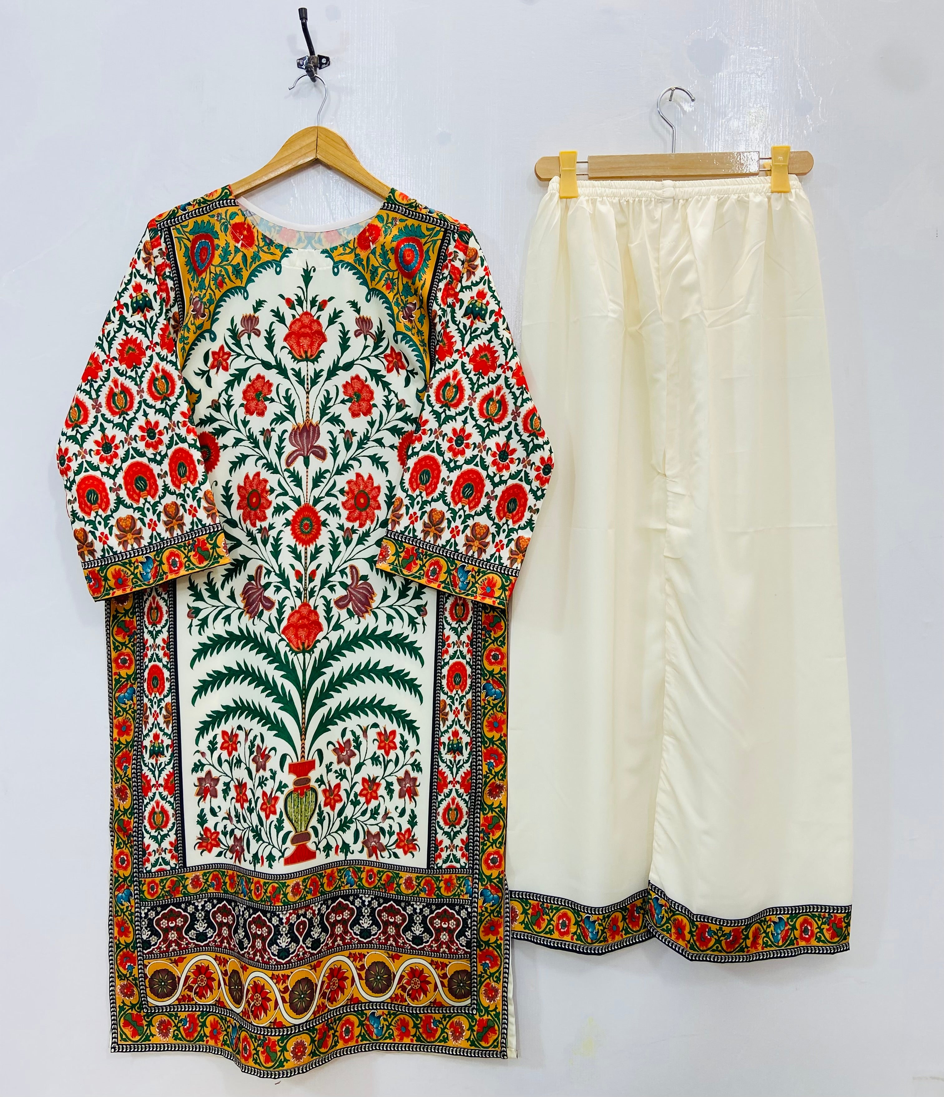 Dreamy Long Co-Ord Set (Swiss Silk) D-132