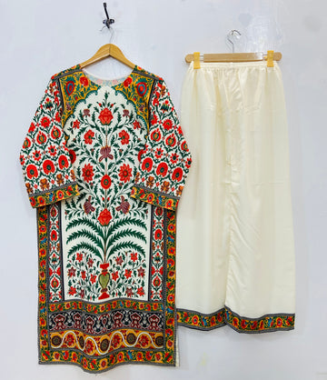Dreamy Long Co-Ord Set (Swiss Silk) D-132