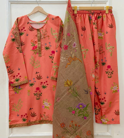 Eid Edit | 3PC Bana Dora Silk D-617