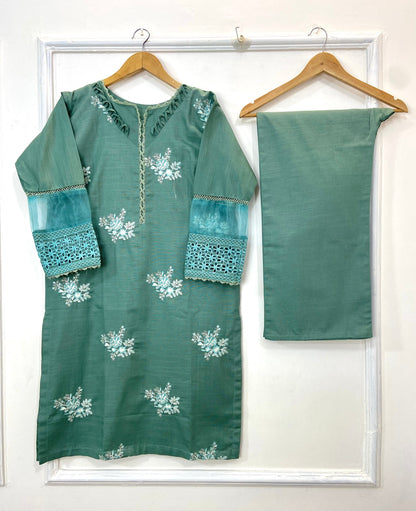 Lavish Embroidered 2PC (Best Seller) (Khaddar) D-174