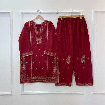 Embroidered Eid Edit: 2PC D-347