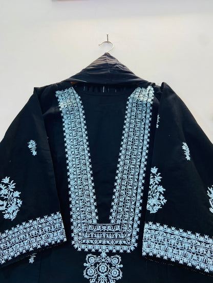 Embroidered Farshi 3PC (Cotton Lawn) D-69