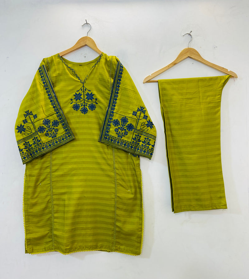 Embroidered 2PC (Cotton Lawn) D-66