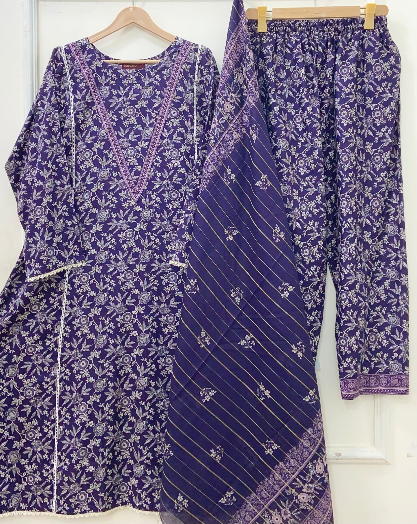 Summer A-Line Frocks | Binsaeed Lawn D-628