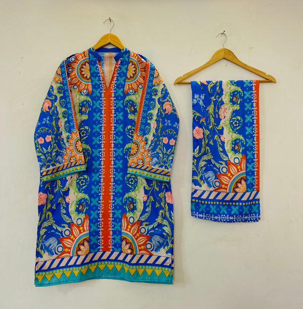 Rainbow Rush Co-Ord Sets (Swiss Silk) D-71