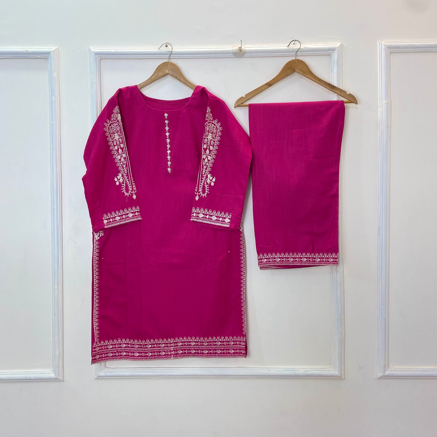 Pocketful Embroidered 2PC (Khaddar) D-306