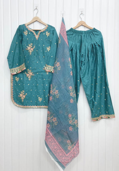 Article no: D-736 Farshi Shalwar 3|Piece