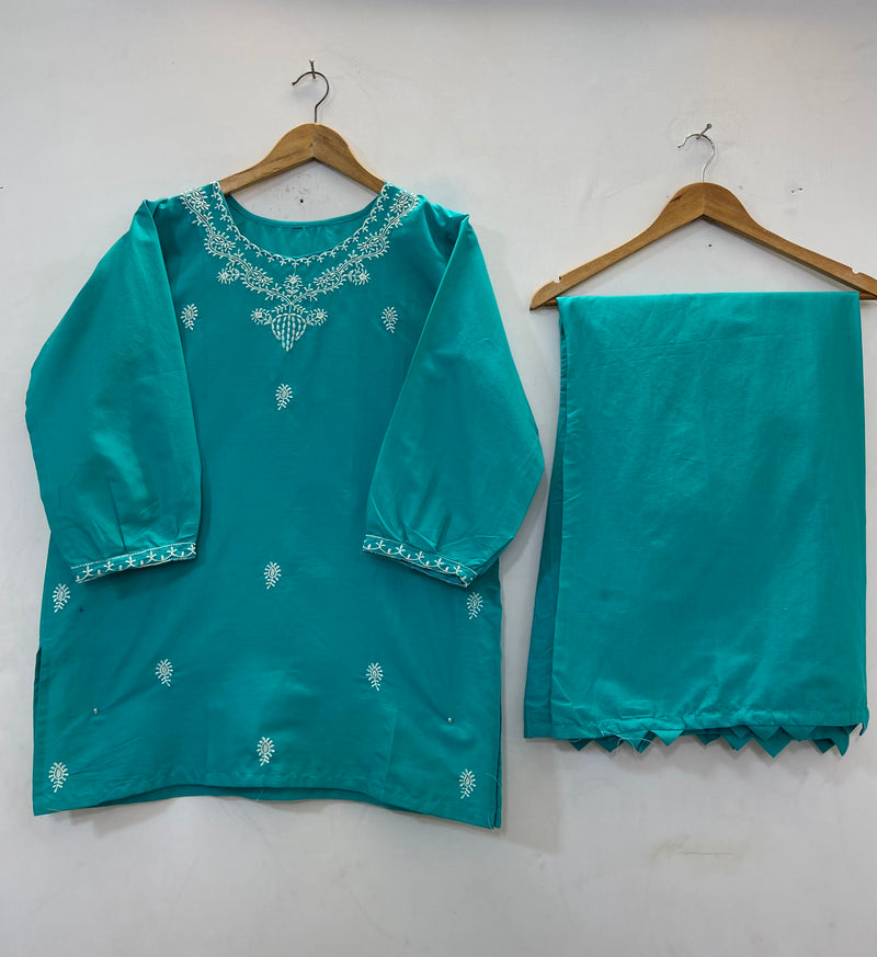 Embroidered Co-Ord Set 2PC (Cotton Lawn) D-36