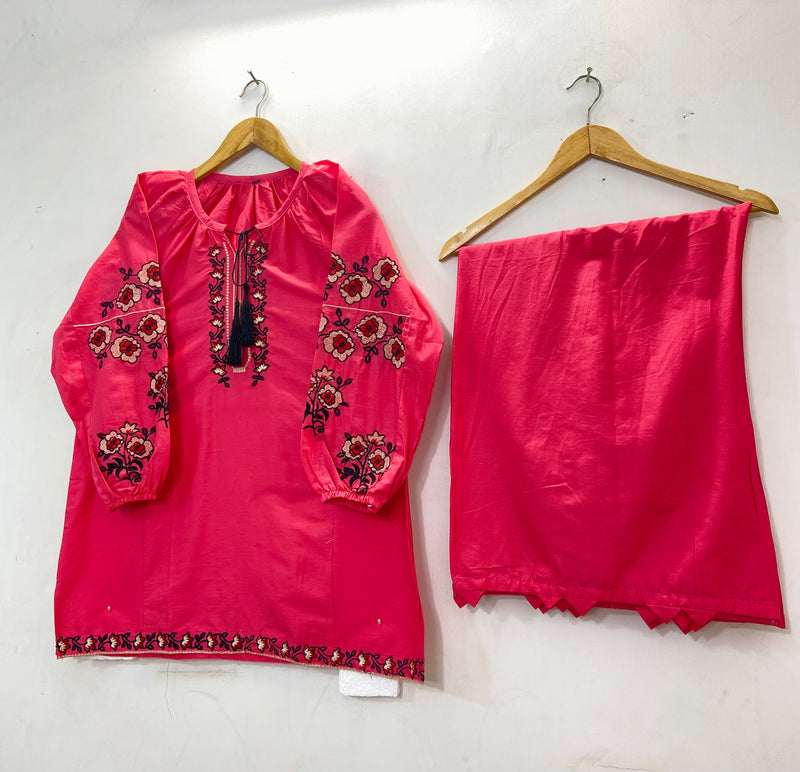 Perfect Pair Co-Ord Set 2PC (Cotton Lawn) D-39