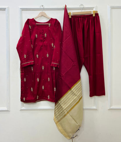 Banno 3PC (Raw Silk) D-515