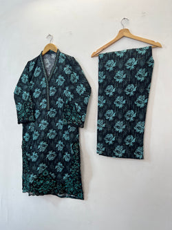 Bana Dora 2PC (Lawn) 07-Black