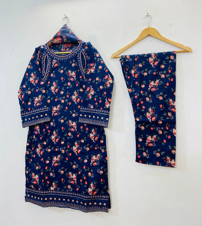 Embroidered Luxury Touch 3PC (Lawn Best Selling)  D-70