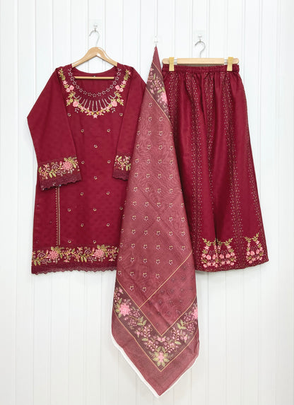 Embroidered | 3PC D-866
