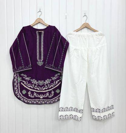 Article no: D-715 Premium Cotton Lawn 2| piece