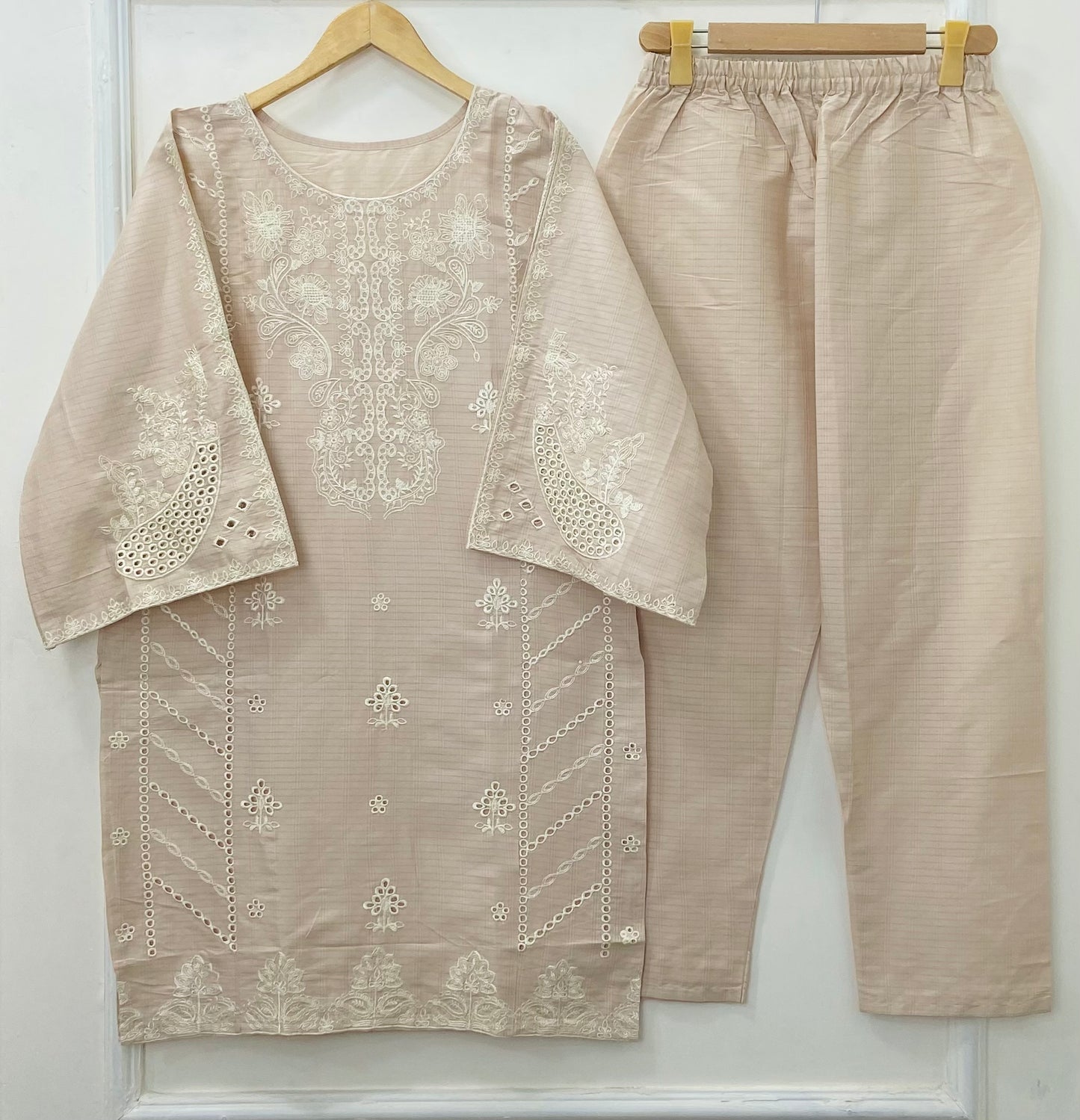 Dazzling Embroidered 2PC (Premium Cotton) D-419