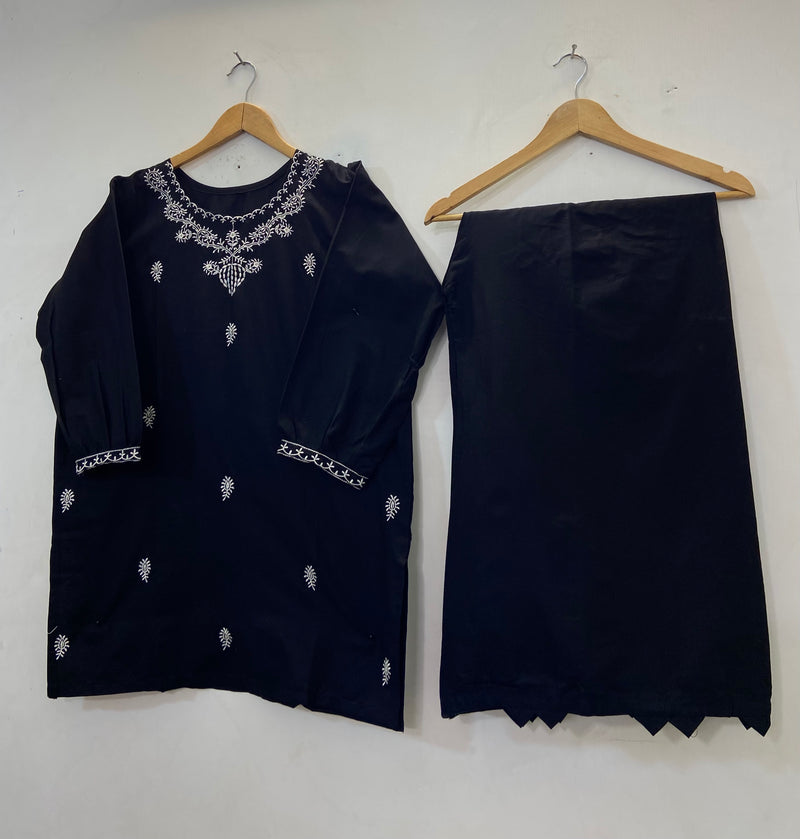Embroidered Co-Ord Set 2PC (Cotton Lawn) D-36