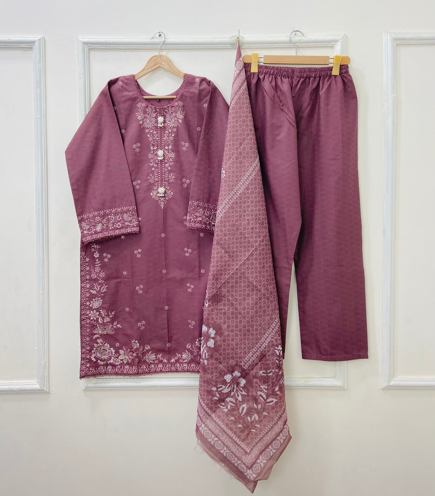 Eid Edit: 3PC (Premium Cotton) D-427