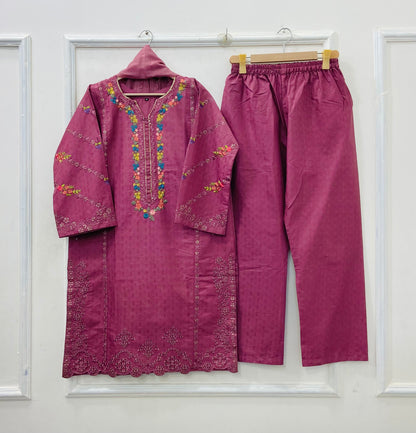 Eid Series: 3PC (Cotton) D-536