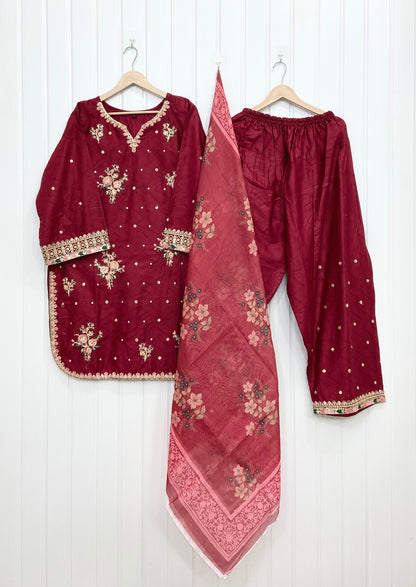 Article no: D-736 Farshi Shalwar 3|Piece