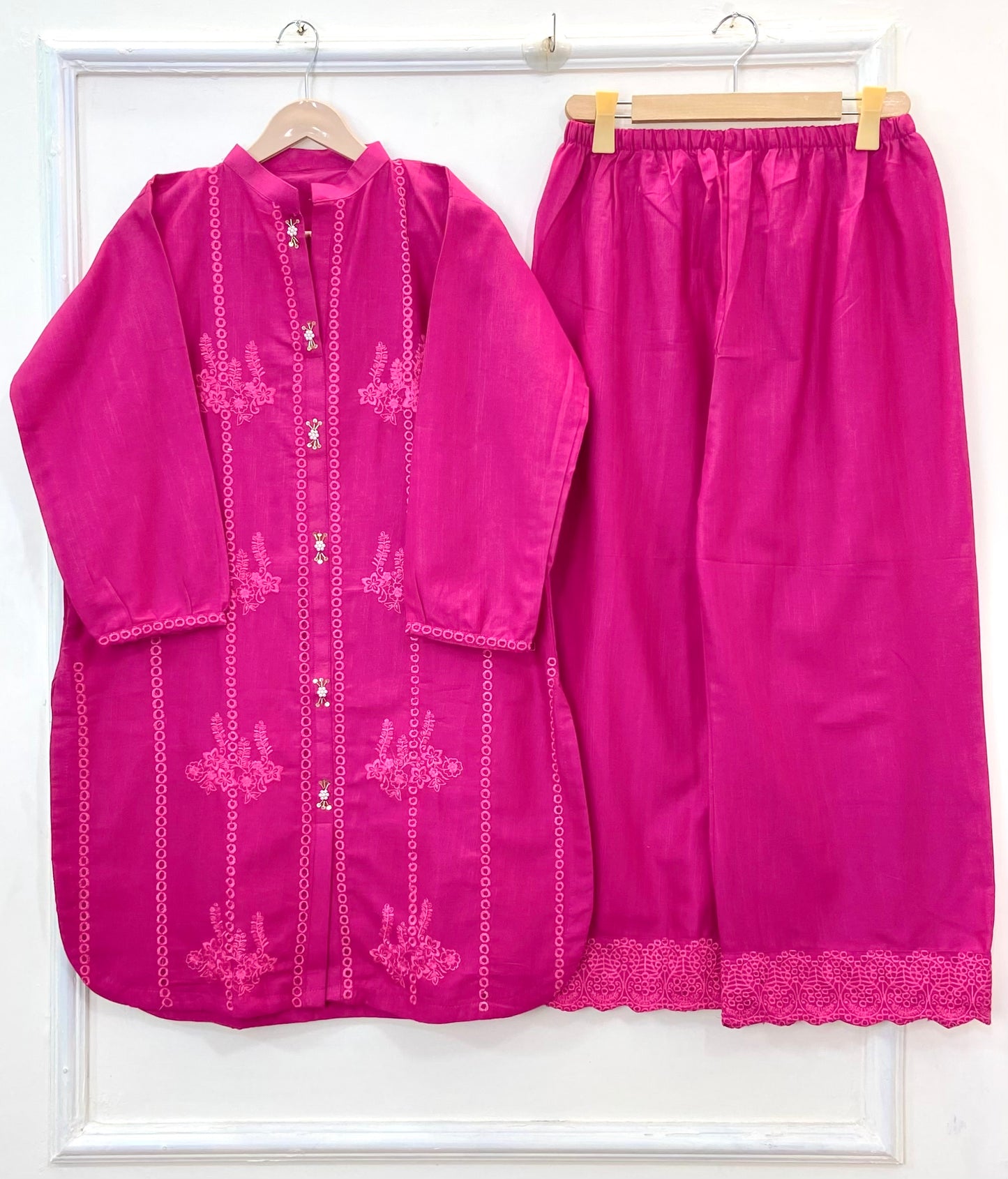 Chicken Kari Love Co-Ord Set (Khaddar) (Hot Selling) D-259